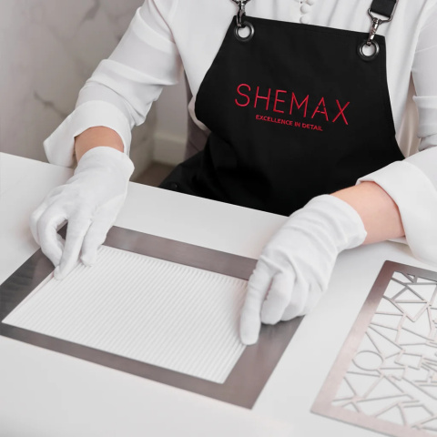 SheMax Smart V-PRO Biały – Pochłaniacz pyłu do zabudowy z technologią „miski powietrznej”, wymienny filtr HEPA