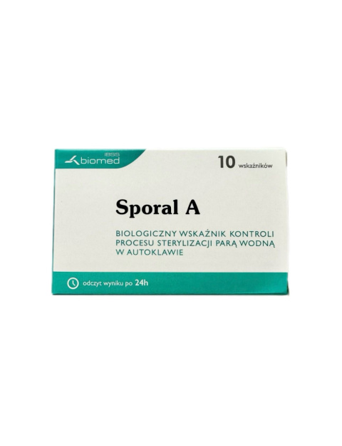SPORAL A BIOMED Test Biologiczny Autoklawu 10 Zestawów - Sterylizacja SPORAL A BIOMED Test Biologiczny Autoklawu 10 Zestawów - Sterylizacja