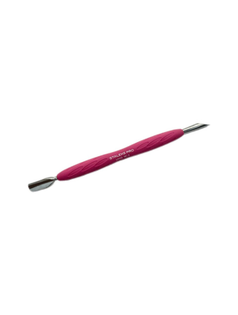 Staleks PQ-10/2 – kopytko do skórek, UNIQ GUMMY, różowy uchwyt Staleks PQ-10/2 – kopytko do skórek, UNIQ GUMMY, różowy uchwyt