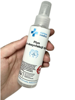 Sterillhand Płyn do Dezynfekcji Rąk i Skóry Spray 100 ml – Bakteriobójczy, Wirusobójczy