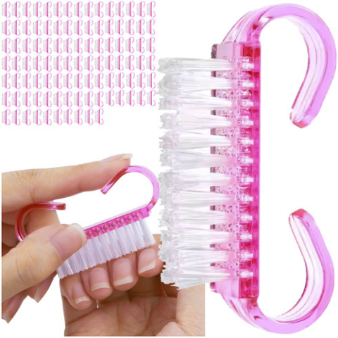 Szczoteczki Jednorazowe do Manicure Soulima – 50 Sztuk Różowe Szczoteczki Jednorazowe do Manicure Soulima – 50 Sztuk Różowe