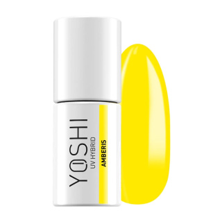 Yoshi Lakier Hybrydowy Amberis 6ml – Półtransparentny Cytrynowo-Żółty