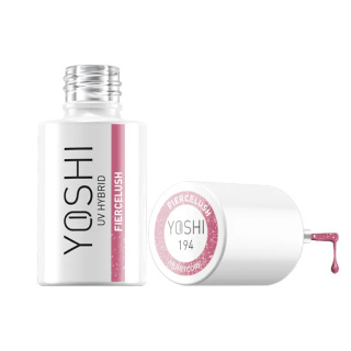 Yoshi Lakier Hybrydowy UV LED Fiercelush 194 6 ml – Głęboka Fuksja