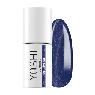 Yoshi Lakier Hybrydowy UV LED Velvetrage 199 6 ml – Fioletowy Metaliczny Cat Eye
