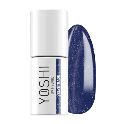 Yoshi Lakier Hybrydowy UV LED Velvetrage 199 6 ml – Fioletowy Metaliczny Cat Eye