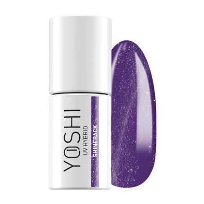 Yoshi Lakier Hybrydowy UV LED Shineback 200 6 ml – Fioletowy Neon Cat Eye