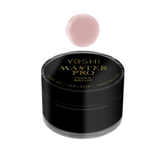 Yoshi Master PRO Gel UV LED Cover Biscuit 15 ml – Żel Samopoziomujący Beżowo-Brzoskwiniowy