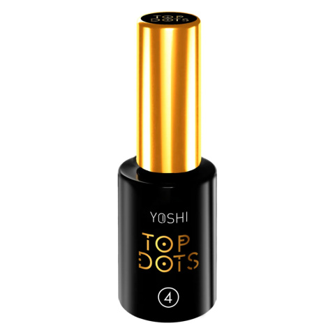 Yoshi UV Hybrid Top Dots No4 10 ml – Matowy Top Hybrydowy z Białymi Drobinkami Yoshi UV Hybrid Top Dots No4 10 ml – Matowy Top Hybrydowy z Białymi Drobinkami
