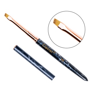CLAVIER Pędzelek Skośny do żelu i zdobień 7mm – ONE STROKE- 09