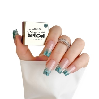 Clavier Art Gel Princess Ariel Manicure – żel do zdobień z cekinami