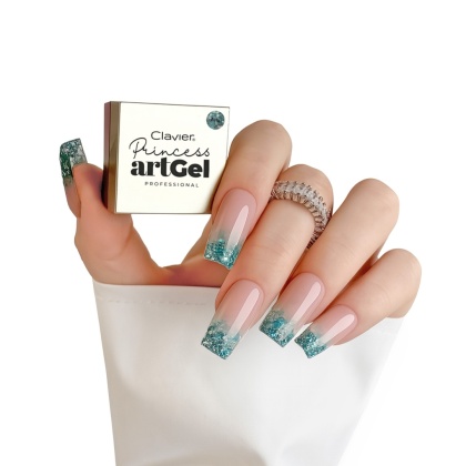 Clavier Art Gel Princess Ariel Manicure – żel do zdobień z cekinami