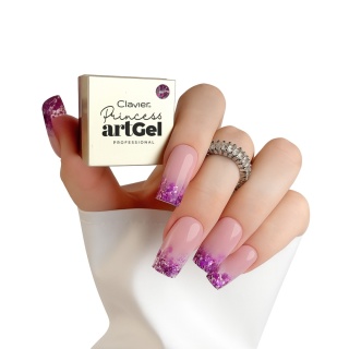 Clavier Art Gel Princess Aurora Manicure – żel do zdobień z cekinami