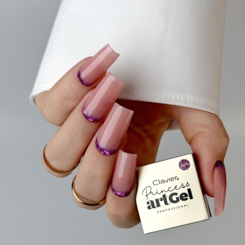 Clavier Art Gel Princess Aurora Manicure – żel do zdobień z cekinami