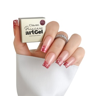 Clavier Art Gel Princess Vaiana Manicure – żel do zdobień z cekinami