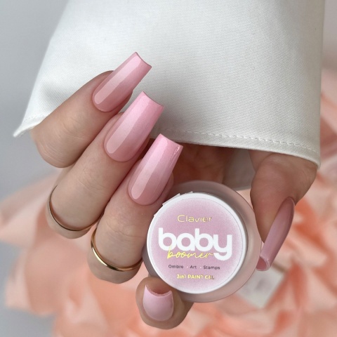 Clavier Żel Baby Boomer 3w1 Nailsology P02 Barbielle pastelowy róż 3g ombre