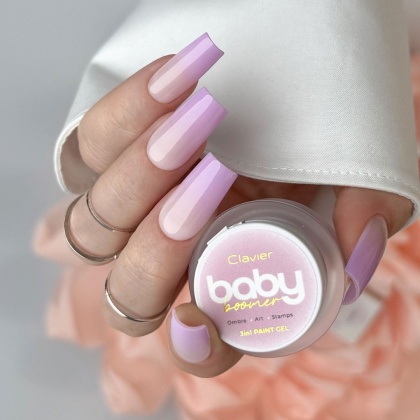 Clavier Żel Baby Boomer 3w1 Nailsology P07 Florelle fiolet 3g ombre