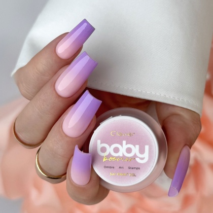 Clavier Żel Baby Boomer 3w1 Nailsology P08 Lavendelle lawenda 3g ombre