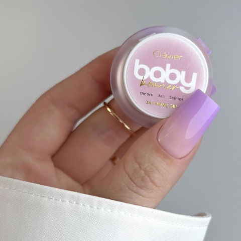 Clavier Żel Baby Boomer 3w1 Nailsology P08 Lavendelle lawenda 3g ombre