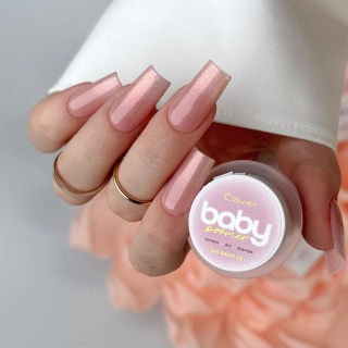 Clavier Żel Baby Boomer 3w1 Nailsology S01 Shimmer 3g – różowo-złoty ombre