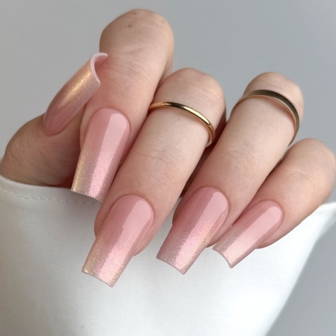 Clavier Żel Baby Boomer 3w1 Nailsology S01 Shimmer 3g – różowo-złoty ombre