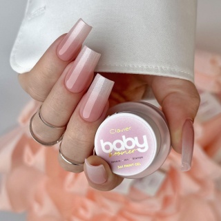 Clavier Żel Baby Boomer 3w1 Nailsology S03 Starlit biała perła 3g ombre