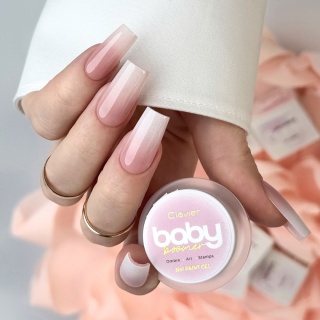 Clavier Żel do zdobień Baby Boomer 3w1 Nailsology F01 Biel Sublime 3g ombre
