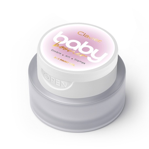 Clavier Żel do zdobień Baby Boomer 3w1 Nailsology F01 Biel Sublime 3g ombre