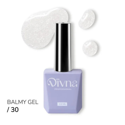 DIVNA Balmy Gel 30 żel w butelce/słoiczku z drobinkami 13 ml do paznokci