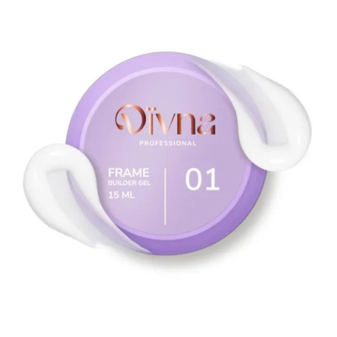 DIVNA Frame Builder Gel 01 15 ml żel budujący do paznokci DIVNA Frame Builder Gel 01 15 ml żel budujący do paznokci
