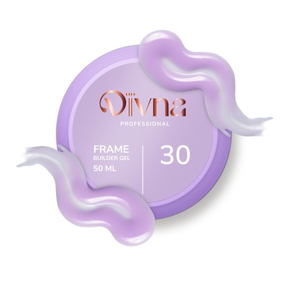 DIVNA Frame Builder Gel 30 50 ml kolorowy żel do paznokci
