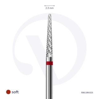 DIVNA Frez Karbidowy Szpic 2,3mm Soft 556.199.023 (K114) do żelu, hybrydy