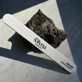 DIVNA Pilnik prosty do paznokci 100/180 grit – 10 sztuk