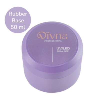 DIVNA RUBBER BASE 50ml w słoiczku kauczukowa baza hybrydowa do paznokci