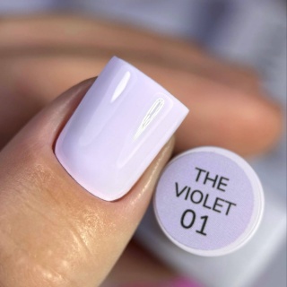 DIVNA The Violet 01 pastelowy fioletowy - Lakier Hybrydowy do paznokci 7 ml