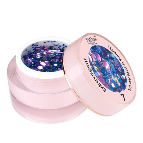 EM Nail Glitter Art Gel Extravagant 7 – Żel do zdobień paznokci EM Nail Glitter Art Gel Extravagant 7 – Żel do zdobień paznokci