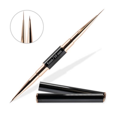 EM Nail Pędzelek do zdobień 5–10 mm czarny – dwustronny, precyzyjny EM Nail Pędzelek do zdobień 5–10 mm czarny – dwustronny, precyzyjny