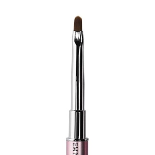 EM Nail Pędzelek do żelu nr 4 – zaokrąglony, rosegold, z kryształkami