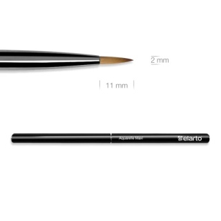 Elarto Pędzel do zdobień z metalową rączką Aquarelle Maxi