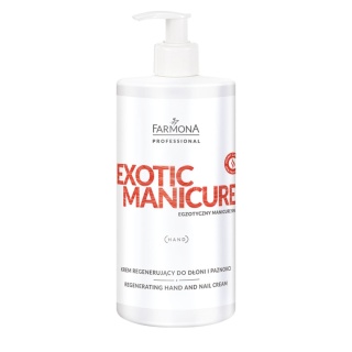 Farmona Professional EXOTIC MANICURE Krem regenerujący do dłoni i paznokci 500 ml