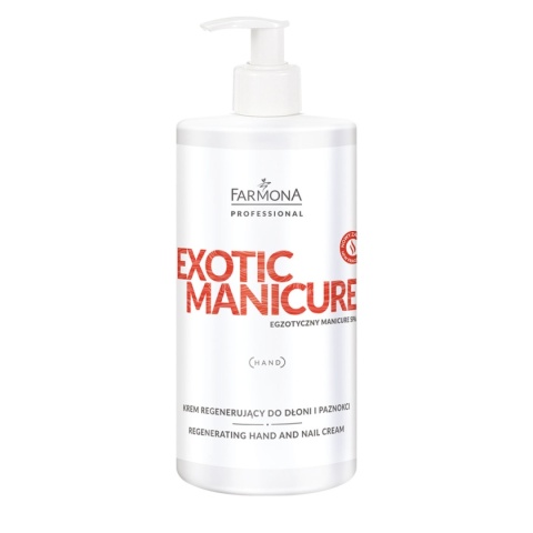 Farmona Professional EXOTIC MANICURE Krem regenerujący do dłoni i paznokci 500 ml Farmona Professional EXOTIC MANICURE Krem regenerujący do dłoni i paznokci 500 ml