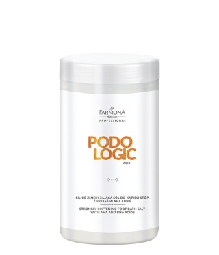 Farmona Proffesional sól do kąpieli stóp z kwasami AHA i BHA – zmiękczająca 1500 g