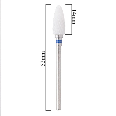 Frez ceramiczny M 3/32" H0615TB – do pedicure i usuwania naskórka średni