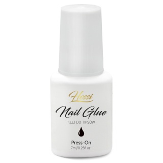 HESSI Klej do Tipsów – NAIL GLUE 7ml – Szybkoschnący i Trwały Klej do Paznokci