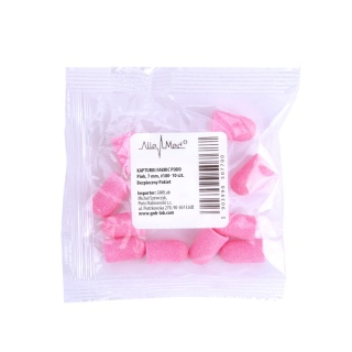 Kapturki 7mm 180 grit 10 szt. AlleMed Fabric Podo Pink – do pedicure różowe