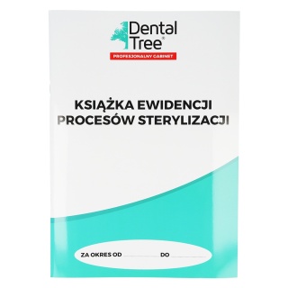 Książka Ewidencji Procesów Sterylizacji DentalTree - Dokumentacja Sterylizacji A4
