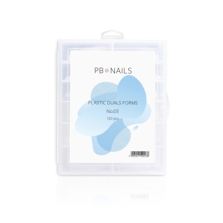 PB NAILS Górne formy Dual Forms No.03 - migdał współczesny