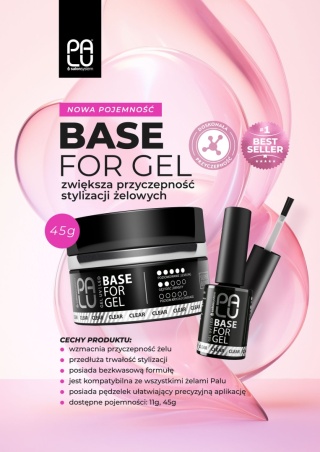 Palu Base for Gel 45g – bezkwasowa baza pod żel, większa przyczepność