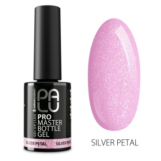 Palu Pro Master Bottle Gel Silver Petal 11g – żel budujący w butelce