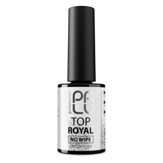 Palu Top Royal No Wipe 11g – top hybrydowy srebrny, efekt syrenki
