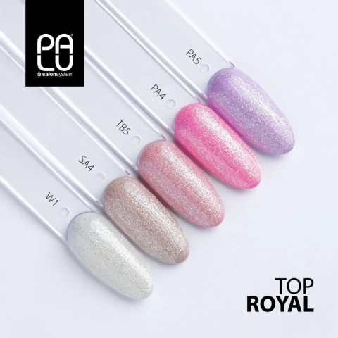 Palu Top Royal No Wipe 11g – top hybrydowy srebrny, efekt syrenki Palu Top Royal No Wipe 11g – top hybrydowy srebrny, efekt syrenki